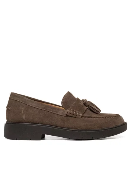 Pantofi loafer Geox maro