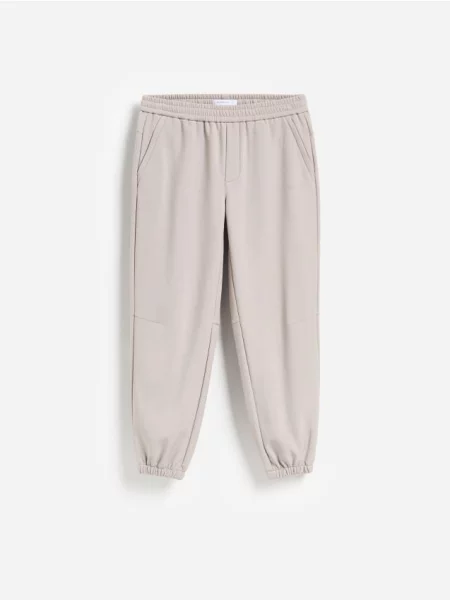 Reserved Pantaloni jogger cu fleece bej