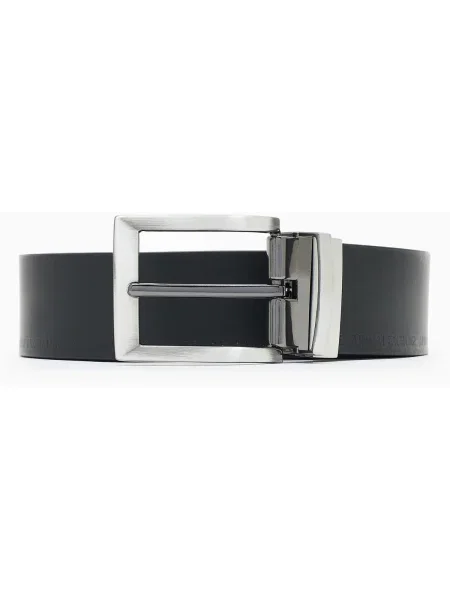 Cu centură curea Armani Exchange din piele negru