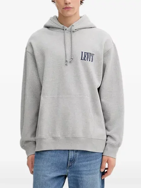 Kratak reverzibilan majica Levi's® s autogramom smeđa