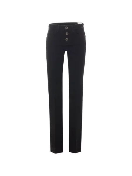 Blugi skinny Liu Jo skinny fit cu autograf negru