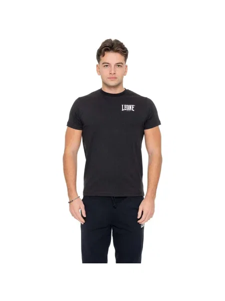 Scurt tricou Leone 1947 cu mâneci scurte negru