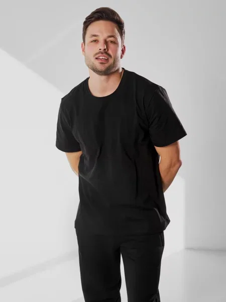 Футболка Umon бавовна/еластан чорний