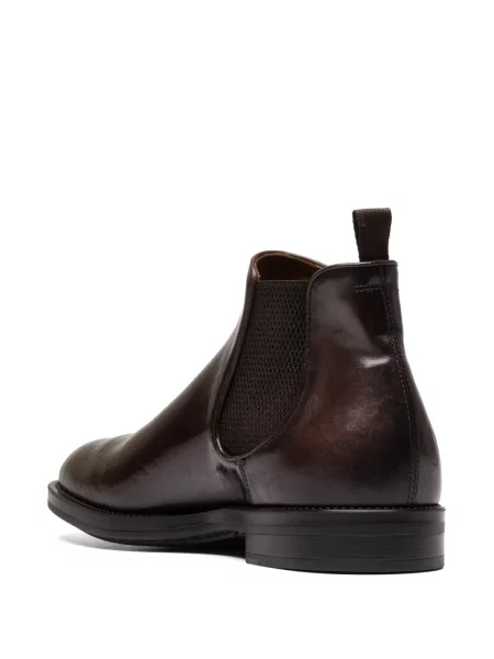 Botine chelsea Officine Creative din piele maro