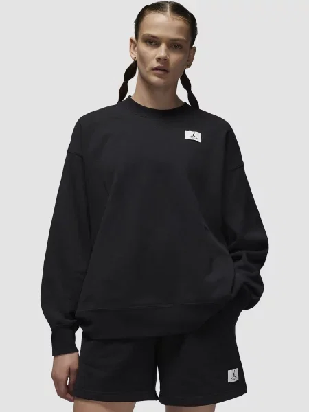 Флисовый свитшот Jordan черный