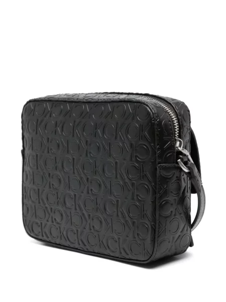 Crossbody kabelka Calvin Klein s autogramem černá