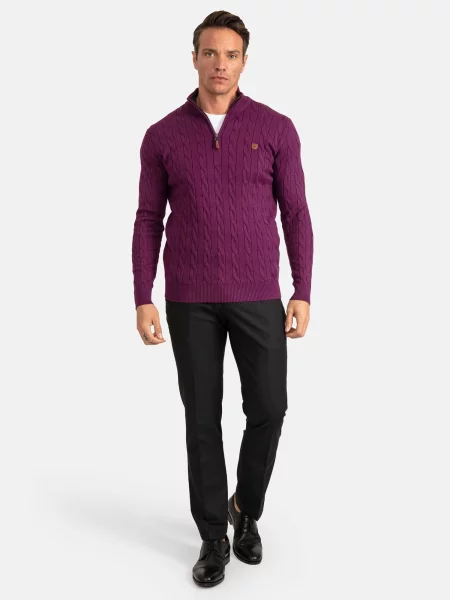 Jacey Quinn Sveter fialová