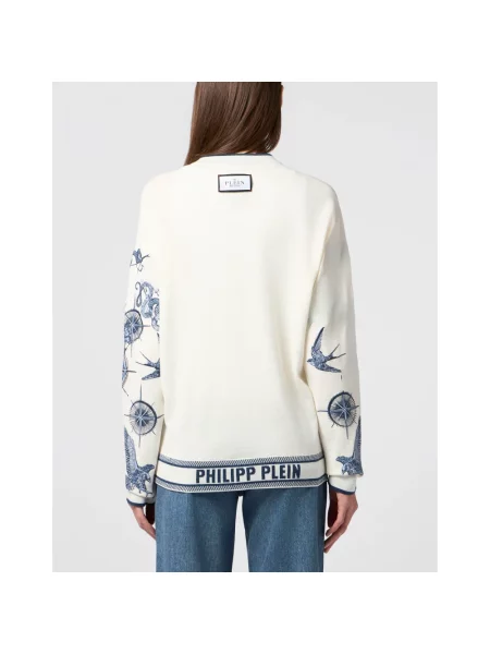 Sweter Philipp Plein niebieski