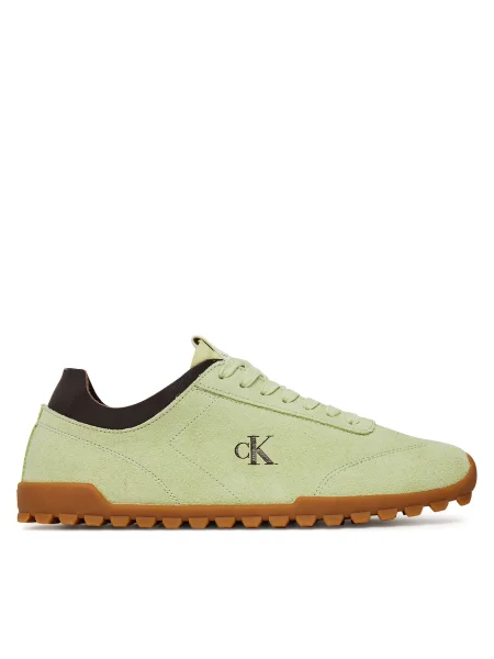 Calvin Klein Jeans Sportcipők Low Profile Runner Mg Sue zöld