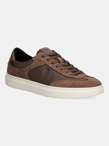 BOSS Kieran sneakers pentru bărbați maro