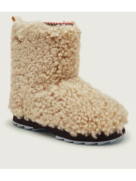 EMU Australia Bocanci Sharky Lo Teddy| Emu X WN | shearling | wełna bej