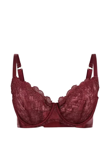 Sutien Guess din dantelă roșu