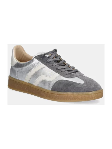 Gant sneakersy skórzane Cuzima srebrny szare