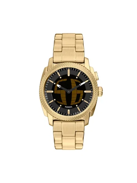 Часовник Fossil Machine Big Tic Златист