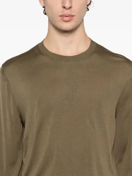Tricou Tom Ford de mătase verde