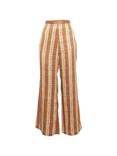 Pantaloni Sandro din crep evazate