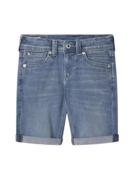 Pantaloni copii Pepe Jeans albastru