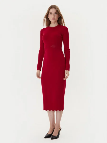 TWINSET Rochie tricotată roșu