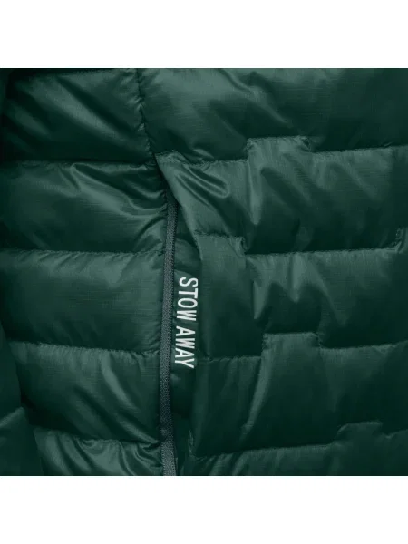 Geacă cu puf Jack Wolfskin verde