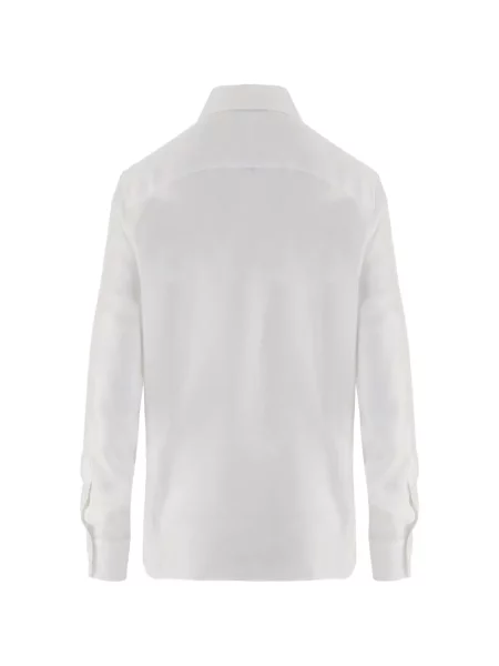 Cămașă Her Shirt de mătase alb