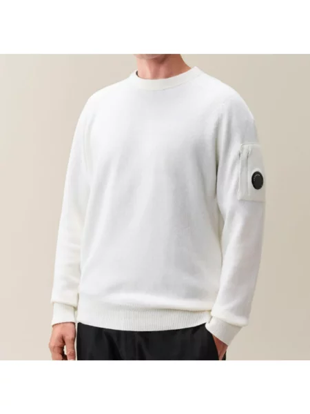 Sweter C.p. Company wełniany biały