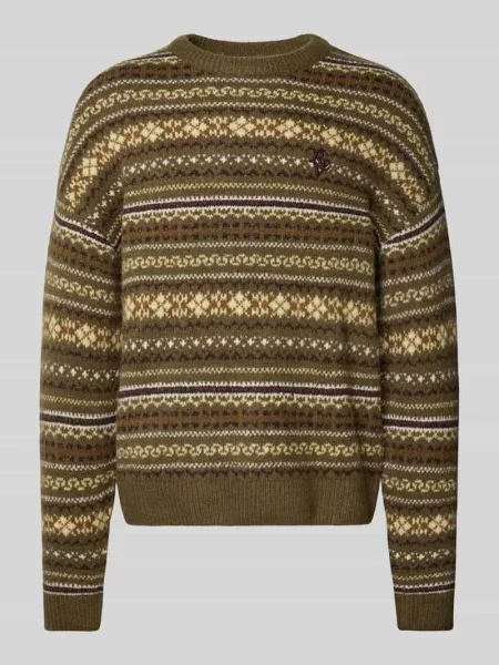 Sweter o kroju regular fit z dodatkiem wełny z efektem dzianiny Review