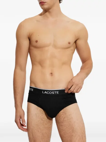 Бикини Lacoste с автограф черно
