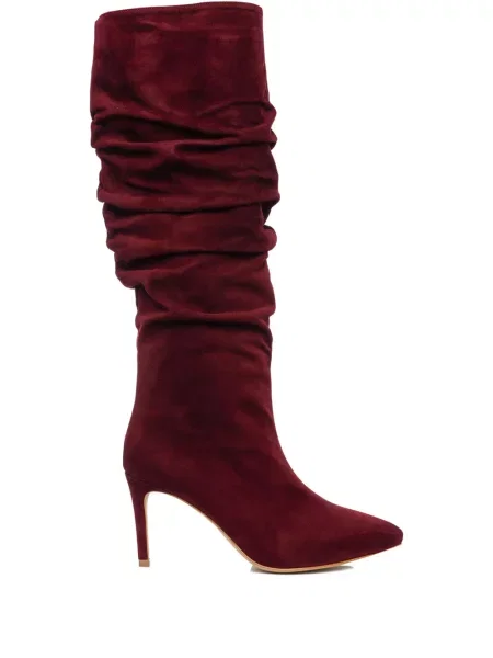 Botine Ginissima din piele roșu