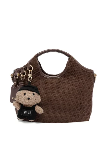 Τσάντα shopper V°73 καφέ