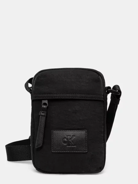 Bag Calvin Klein Jeans Metro Reporter Bag Black Universal czarne