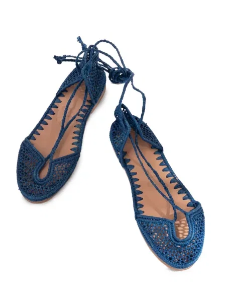 Csipkés balerina Slo_hand_made kék