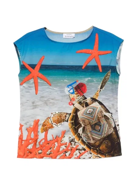 Bluză The Artistylist cu imagine albastru