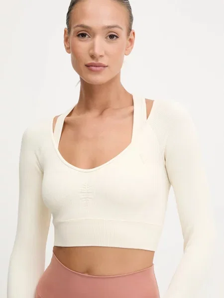 Лонгслів Guess PEONY бежевий