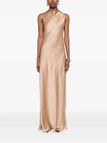 Rochie maxi Antonelli fără mâneci de costum