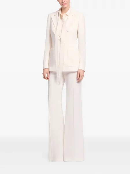 Pantaloni Elie Saab cu dungi alb