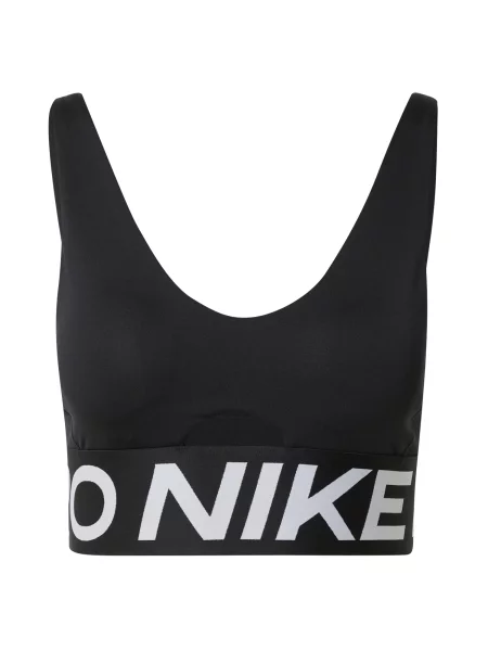NIKE Sutien sport INDY negru alb
