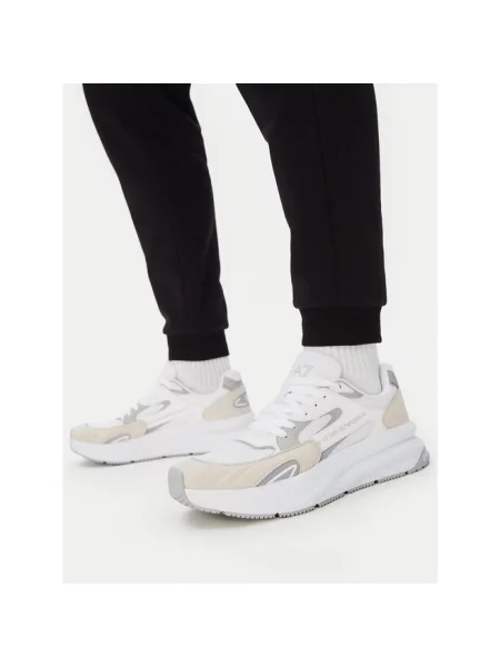 Sneakersy Emporio Armani białe