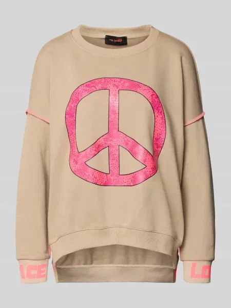 Bluza o kroju oversized z prążkowanymi wykończeniami Miss Goodlife