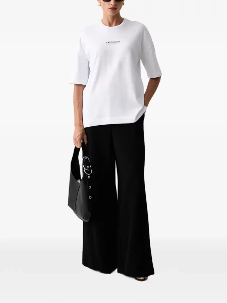 Tricou Trussardi cu imagine alb
