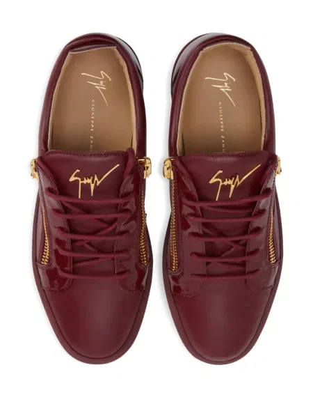 Bőr sneaker Giuseppe Zanotti Frankie piros