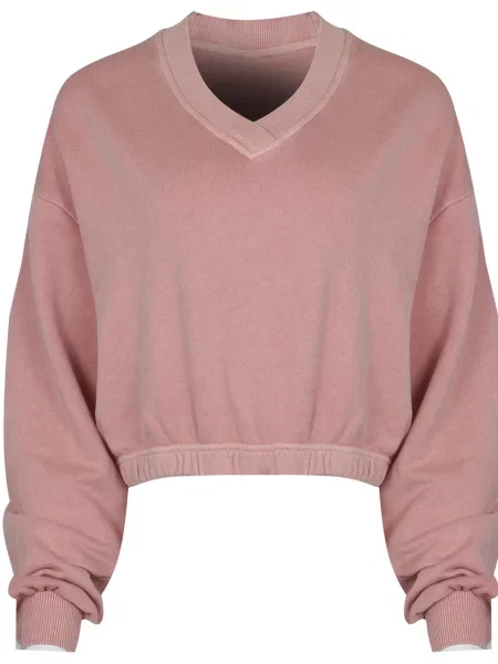 Pulover Reebok s kapuco roza