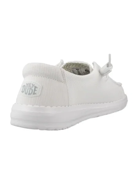 Pantofi Heydude stretch alb