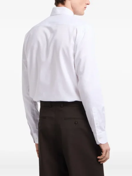 Cămașă Emporio Armani lungă alb