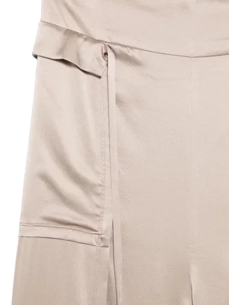 Pantaloni palazzo Yehuafan cu cordon
