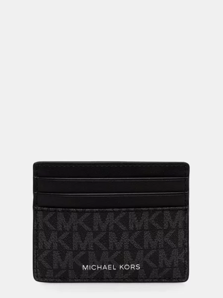 Michael Kors zestaw etui na karty i pasek czarny