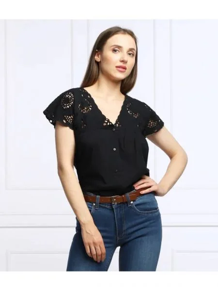 Pepe Jeans London Blúz NARA fekete