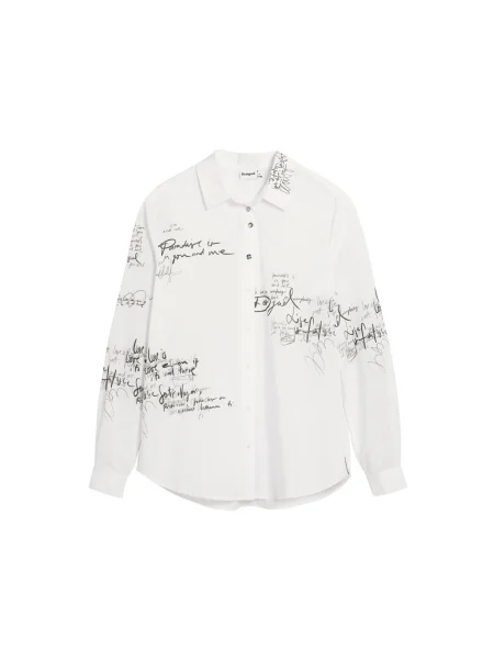 Desigual Bluză negru alb