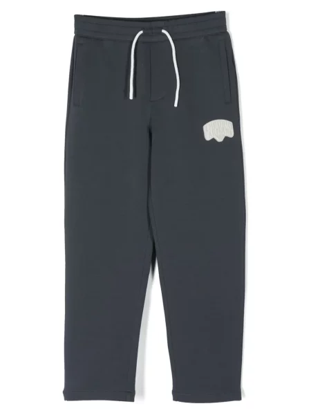 Spodnie dziecięce Emporio Armani niebieskie