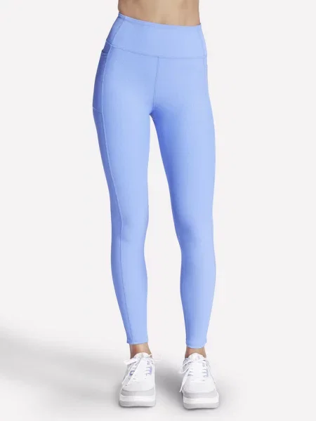 Легінси Skechers Go Flex Rib Fl Hw нейлон/спандекс синій