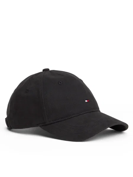 Шапка с козирка Tommy Hilfiger черно